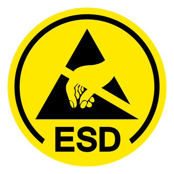 Esd Protective Area Symbol Sign, Vector Illustration, Isolated On White Background Label .eps10 Esd Protective Area Symbol Sign, Vector Illustration, Isolated On White Background Label .eps10